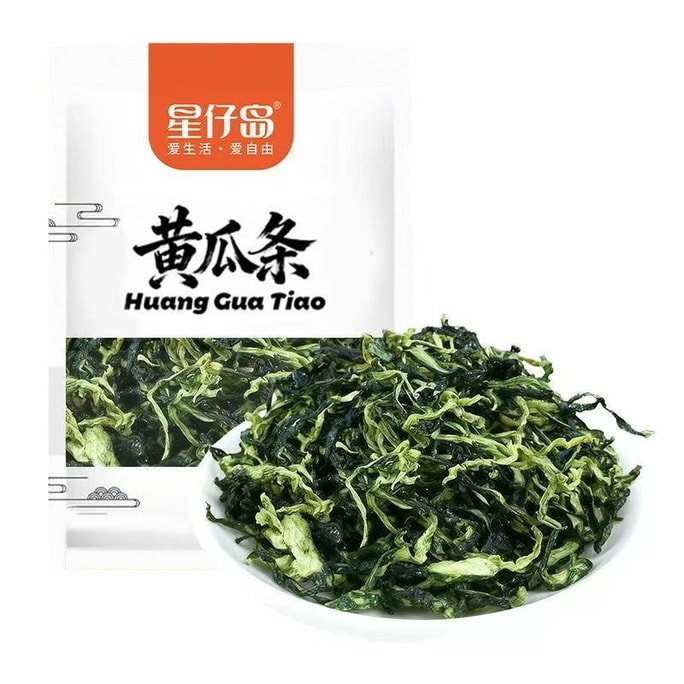 【中國直郵】 星仔島 黃瓜條乾100g*新貨香脆脫水蔬菜乾脆嫩下酒菜