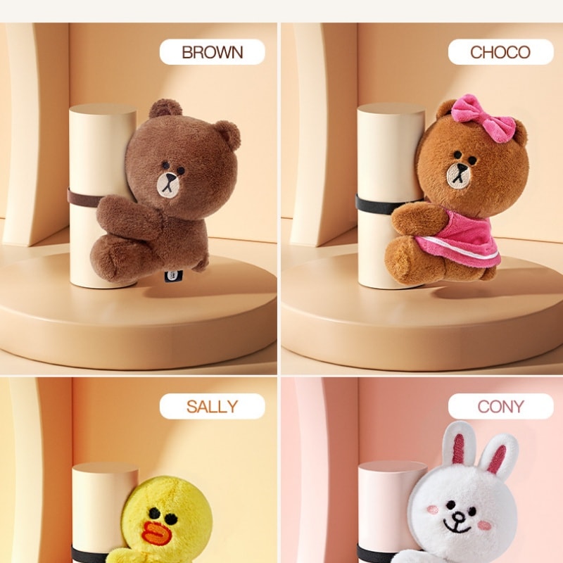 中国からの直送】LINE FRIENDS 車用デコレーション - 茶色のクマの