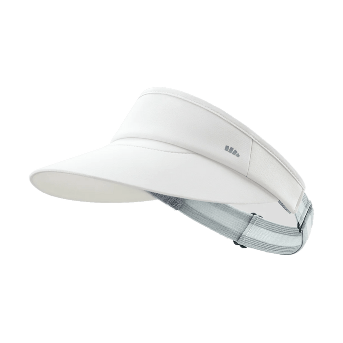 【Adjustable】UPF50+ Summer Sun Visor Sun Hat White