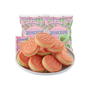 比比赞 樱花抹茶味夹心饼干【内20小包】约153克*1袋