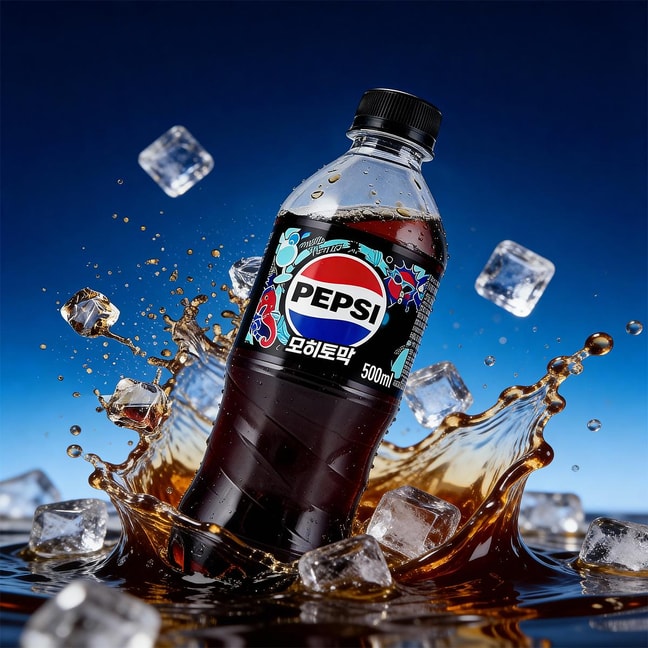 韩国版PEPSI百事可乐 无糖可乐 莫吉托味 500ml【0糖】