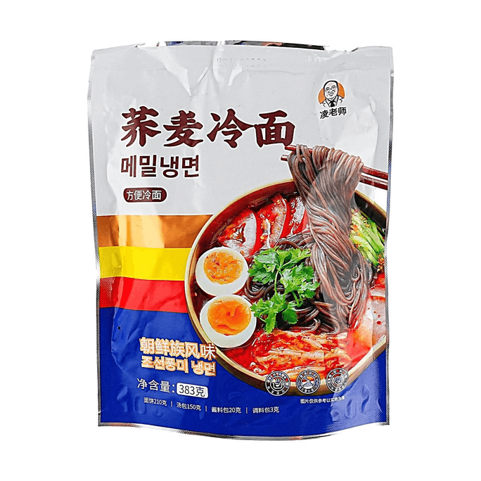 凌老师 荞麦冷面 383g 【朝鲜族风味】【劲道爽滑】