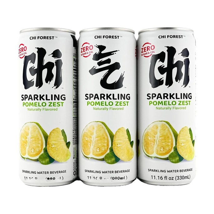 元气森林 苏打气泡水 柚子味 330ml*6罐装 【0糖0卡0脂】【网红汽水】【夏日冰饮必备】