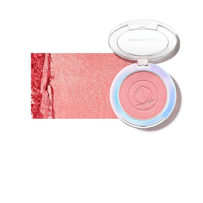 【中国直邮】 卡姿兰 腮红高光修容三合一体盘珠光细闪女膨胀色06高甜蜜桃5.5g*1盒