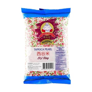 Tapioca Pearl Mix Color 14 oz【For Pearl Milk Tea Sago Desserts Toppings】