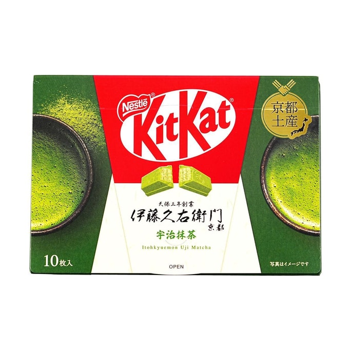 日本NESTLE雀巢 KITKAT奇巧 巧克力威化棒 京都宇治抹茶味 116g【日本京都限定】