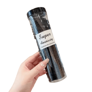 Korean Basic Rubber Band # Black 100pcs