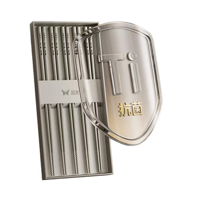Titanium Purifying Chopsticks, 5-Pair Set