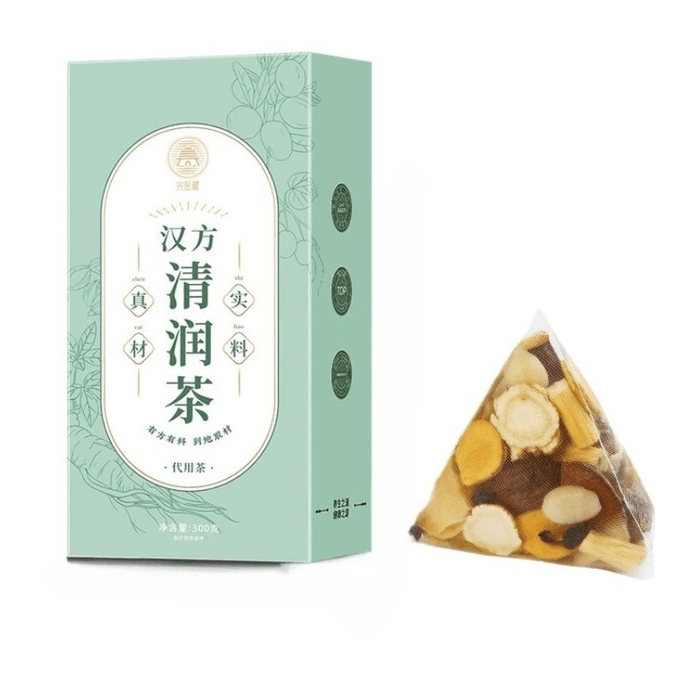 【中国直邮】 光岳楼 清润茶 咳化痰清养肺60天量 300g*2盒装