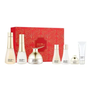 [중국 직송] 한국비밀 37타임 에너지 보습로션&브리딩세트(7종세트) : 물 170ml, 로션 120ml, 크림 50ml, 물과 로션 각 50ml, 크림 10ml, 클렌저 40ml.