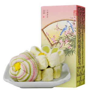 【中国直邮】 知味观 一枝春(玲珑酥30g+知春酥30g*2)杭州特产中式茶糕点心 休闲零食90g