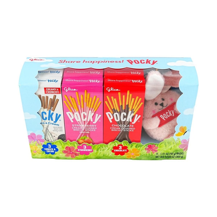 GLICO.JP Easter Limited Chocolate Strawberry Cream Flavor Pocky