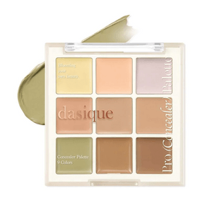 韩国DASIQUE代曦可 九色修容遮瑕盘调色板 #02 Medium Cover 立体提亮 校色修正 遮痘痘泪沟法令纹黑眼圈