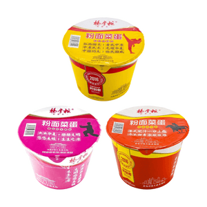 杨掌柜 粉面菜蛋 金汤肥牛味+番茄炖牛腩味+港式肥汁味 方便面泡面米线 582g【3口味组合装】