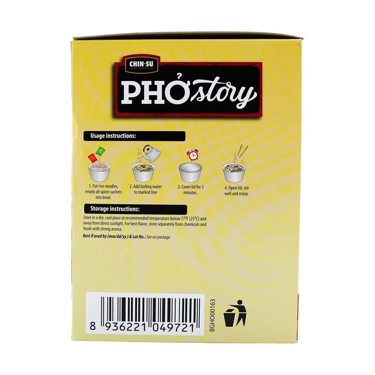 Phở Story Vietnamese Pho ,Beef Flavor, 2.3 oz*9bowls 4