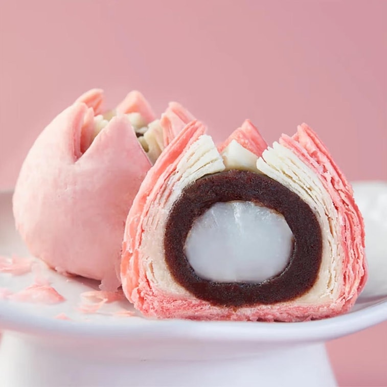 一品粤 花城献礼 荷花酥糕点礼盒 蛋黄莲蓉味+陈皮豆沙味+老式五仁味 6枚入 300g【广东特产点心伴手礼】【新鲜短保】 7