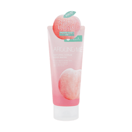 Natural Exfoliating Shower Gel, Peach Scent, 6.76 fl oz