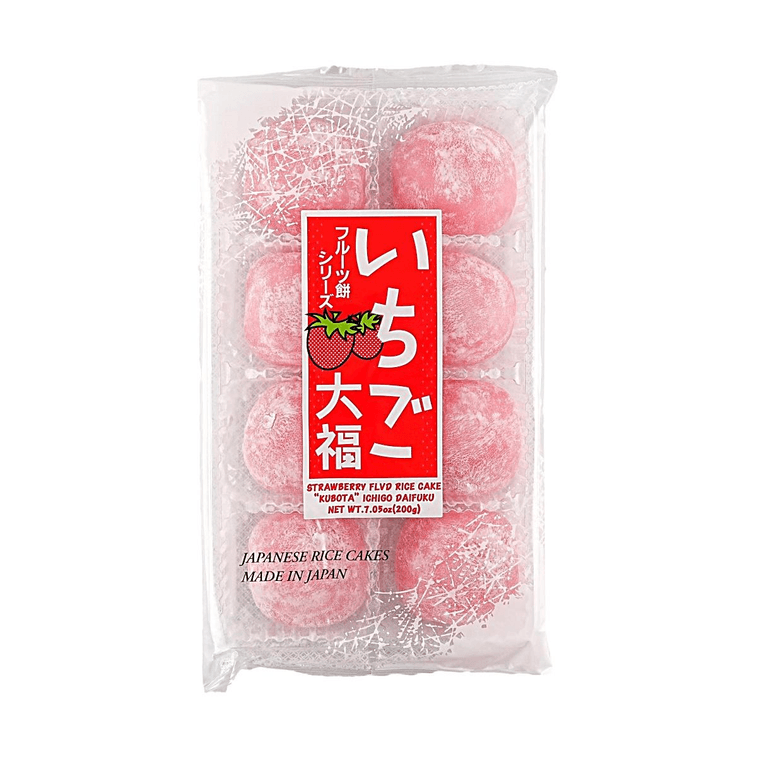딸기맛 구운 말랑이 떡, 7.05 oz【일본 모찌 다이후쿠 디저트】 3