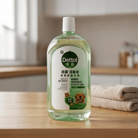 DETTOL滴露 宠物专用消毒液 家用环境祛味除菌安全无刺激 1L