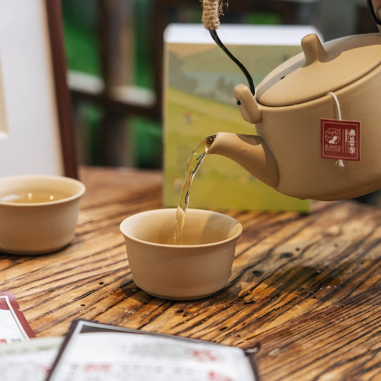 Chayan Yuese(tea颜悦color) Francha(弗兰tea) - 녹색, 검은색, 흰색, 검은색 티백 컬렉션(7봉, 각 17.5g) 3