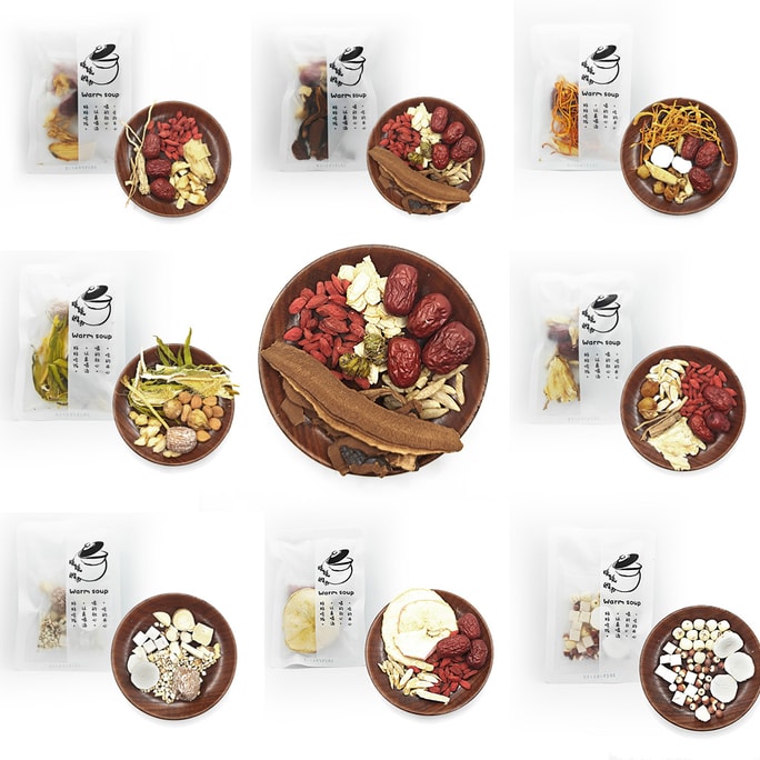 8 Varieties of Seasonal Health Soup Mixes (Single Serving) – 8 packs 250g