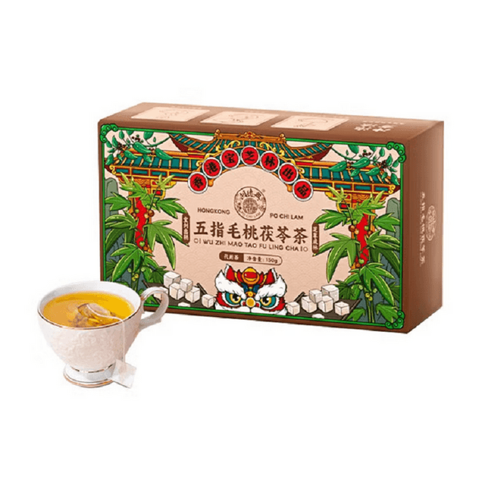 Red bean coix seed dehumidification and spleen strengthening herbal tea 100g/box