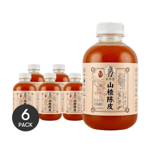 Hawthorn & Tangerine Peel Botanical Beverage, 16.91 fl oz *6【6 Pack】【Low Sugar Low Calories 0 Fat】