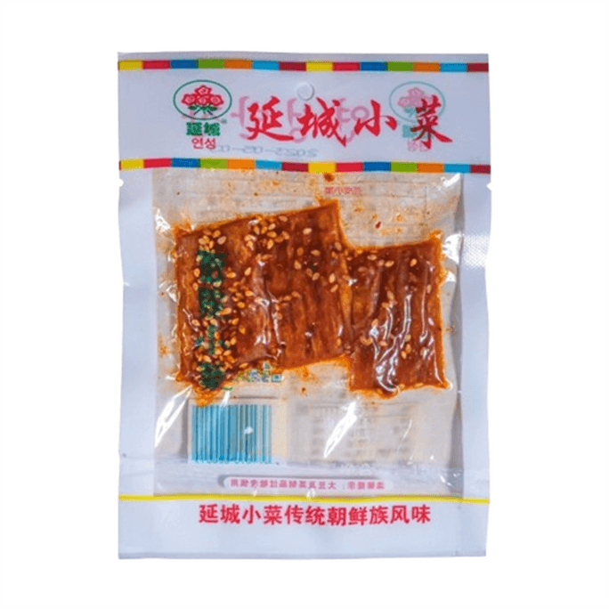【中國直郵】 延城 韓式甜辣豆皮 素肉小點心下飯小菜 延邊風味 下飯神器15g*5袋