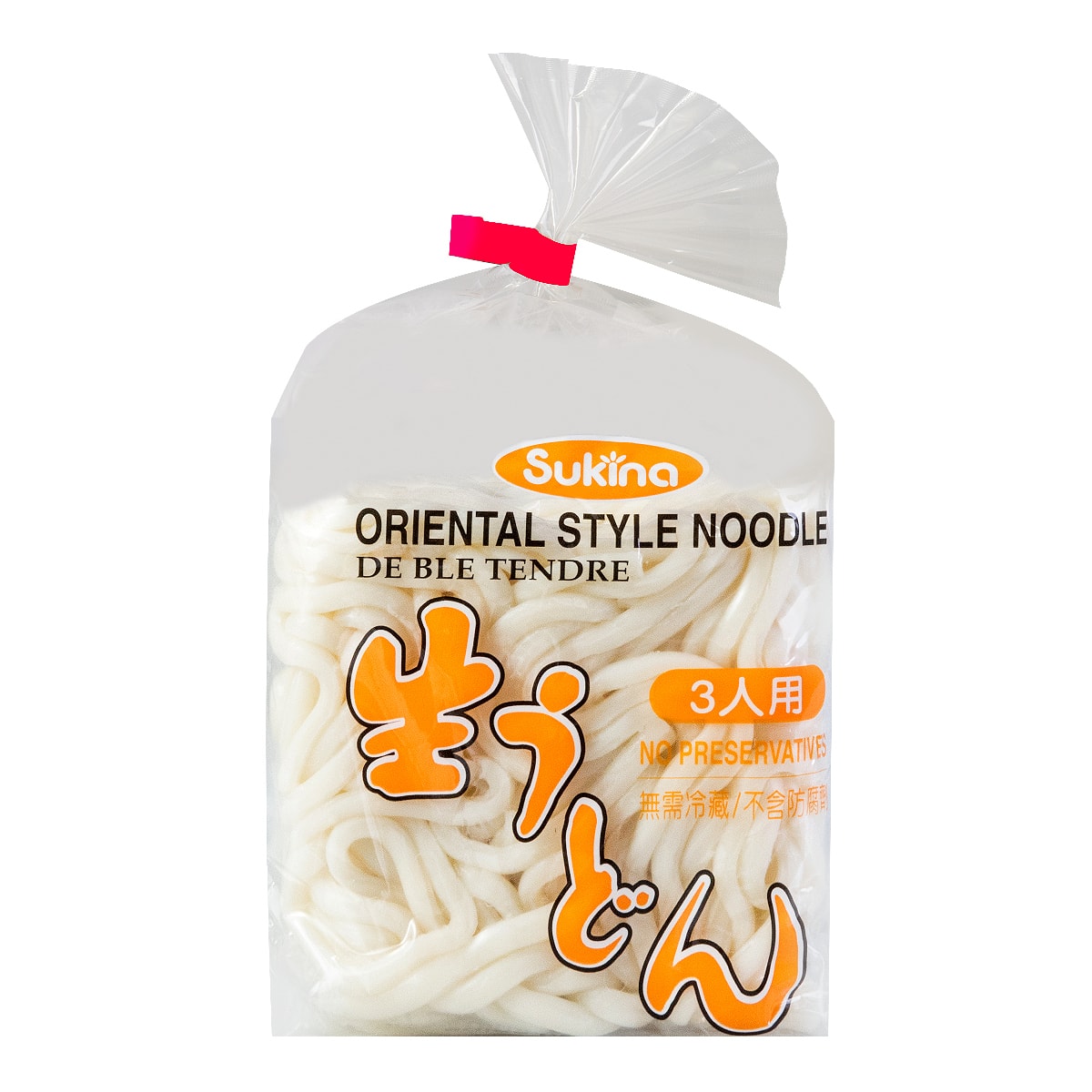 韩国sukina方便乌冬面3人份600g晒单