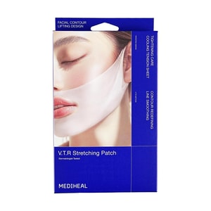 韩国MEDIHEAL美迪惠尔 V.T.R拉伸紧致面膜贴 4片入 挂耳提拉紧致下颌线 V脸神器 弹力抗皱 清凉感 脆弱肌可用