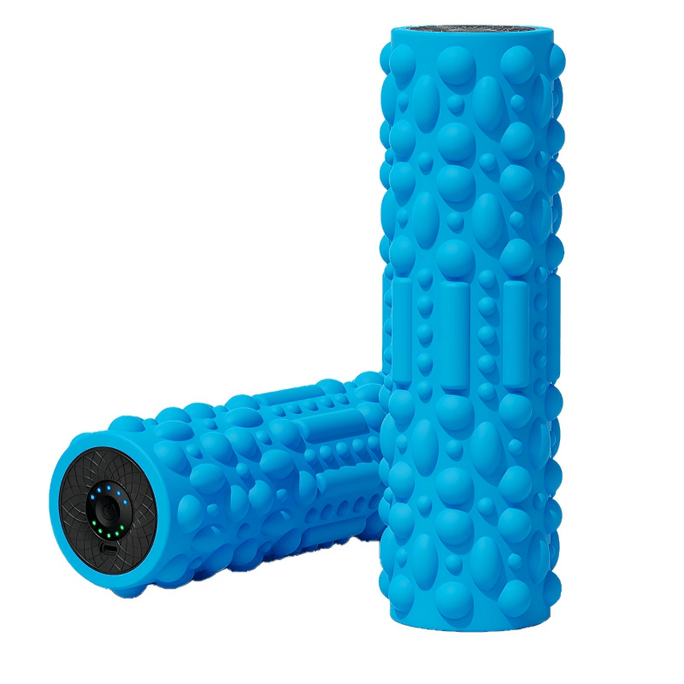  3D Electric Foam Roller | 5-Speed Full-Body Massage for Back, Waist, Neck & Arms | 170kg Capacity, Long Battery Life in Blue