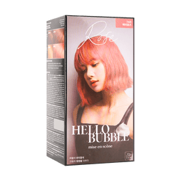 Hello Bubble Foam Hair Color Ash Rose Pink Easy Hair Coloring