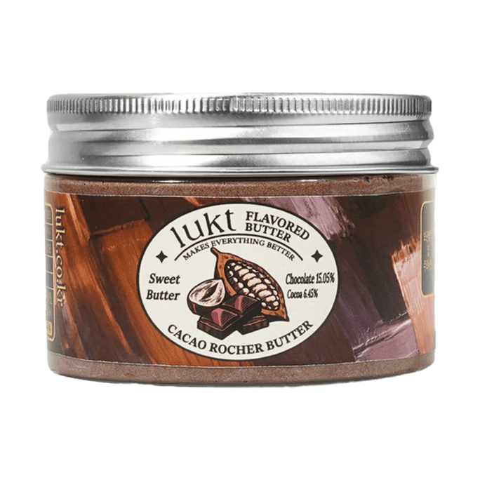 카카오 로쉐 버터 - 프랑스산 스위트 버터, 3.17온스(약 94g) 【빵, 요거트, 베이킹용】