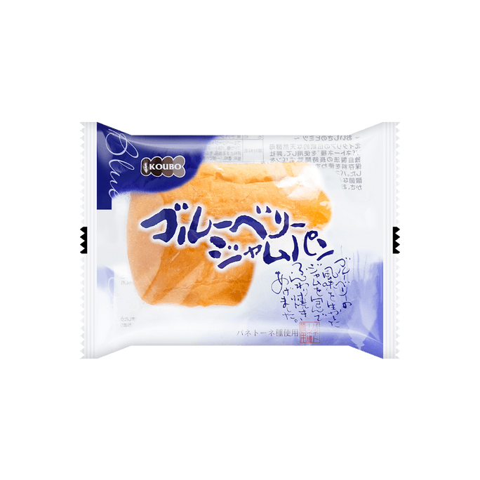 日本Panex 久保KOUBO天然酵母麵包 藍莓果醬風味 2.46oz