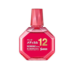 【日本直送】サンテン ケア目薬 疲れに効く12種の成分配合 12ml