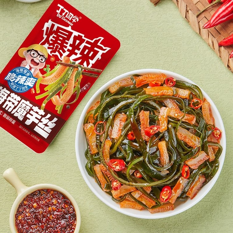 Hunan Specialty Kelp Shreds Konjac Snack 10 packs approx. 120g Spicy Konjac Vegetarian Mala Snack Vegetarian Tripe 3