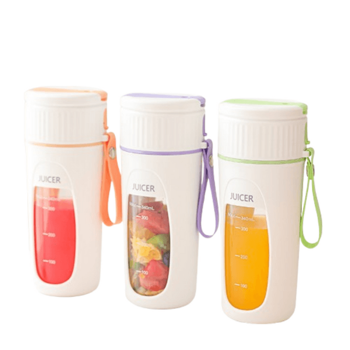 New juicer portable rechargeable multifunctional juicer juicing cup 401mL Matcha green 1pc