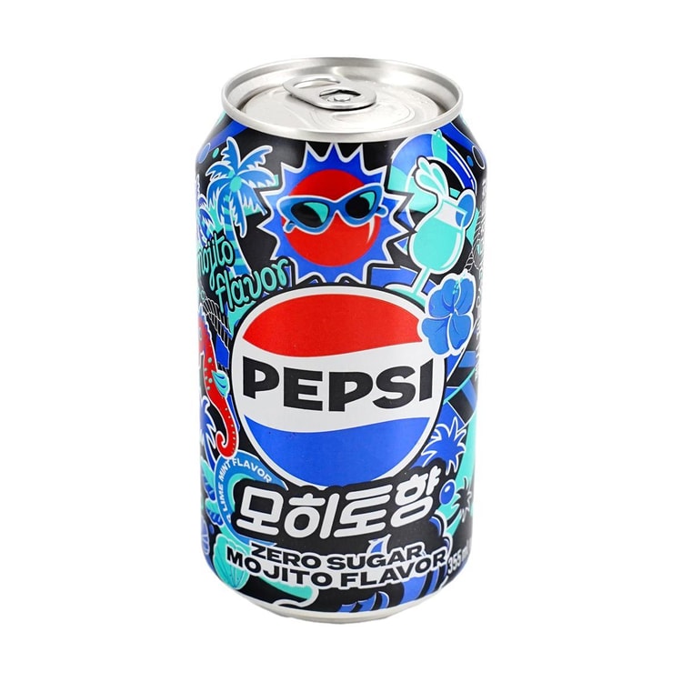 PEPSI ペプシコーラ ゼロシュガー モヒート味 12液量オンス - Yami