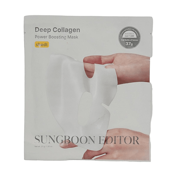 Deep Collagen Power Boosting Mask 1pc (, 1.19 oz【) Pore Tightening & Elasticity】