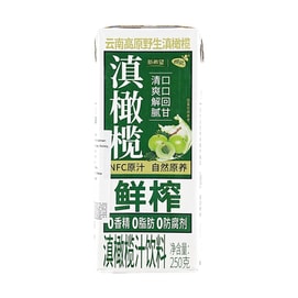 Yunnan Olive Juice 8.81 oz【0 Flavorings 0 Fat 0 Preservatives】
