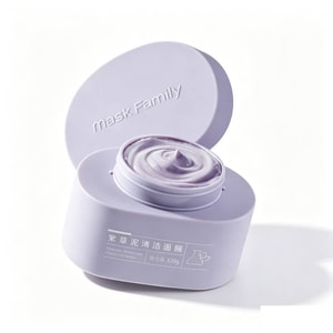 Purple Clay Purifying Mask 100g – 15-min Blackhead & Oil Control. Natural Purple Clay, Micron-level Gentle Clean. 5x Salicylic Acid, Patented Botanicals & HA. Easy To Apply. Pore & Rough Skin Savior.