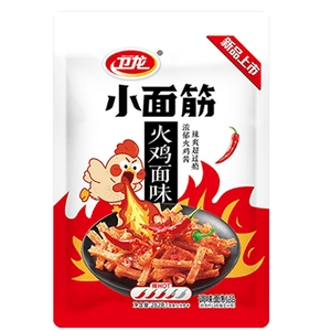 [중국 직배송] 웨이롱 매운 미니 글루텐 스트립, 치킨맛, 282g (소형 13팩) 매콤한 글루텐 제품, 튀기지 않은 스낵, 간편한 간식 [진한 치킨 소스, 달콤매콤한 맛, 너무 맛있어서 비명을 지를지도 몰라요!]
