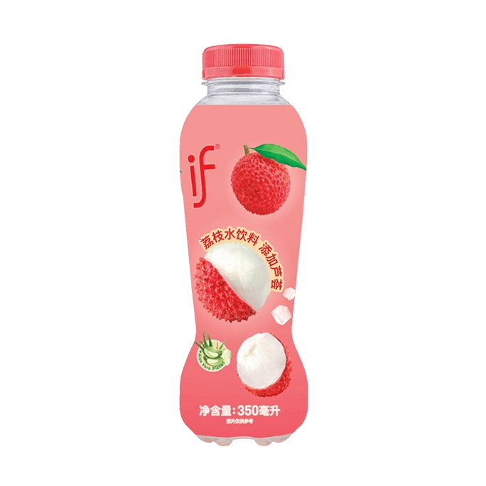 Lychee Aloe Vera Juice Drink Real Lychee Burst 11.8 fl oz