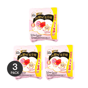 Nighttime Sanitary Underwear, Size L - 5+1pcs*3【Value Pack】