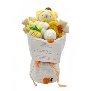 【禮物精選】布丁狗 PompPompurin 毛絨玩偶花束 生日禮物 送女友送閨蜜 黃色布丁狗 一個 |*預計到達時間3-4週