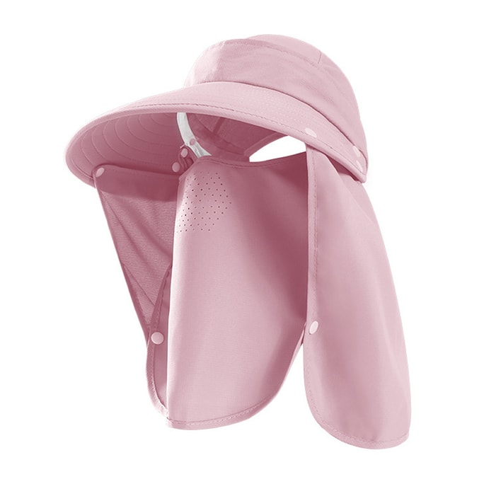 [중국발 다이렉트 메일] 자외선 차단 모자 핑크