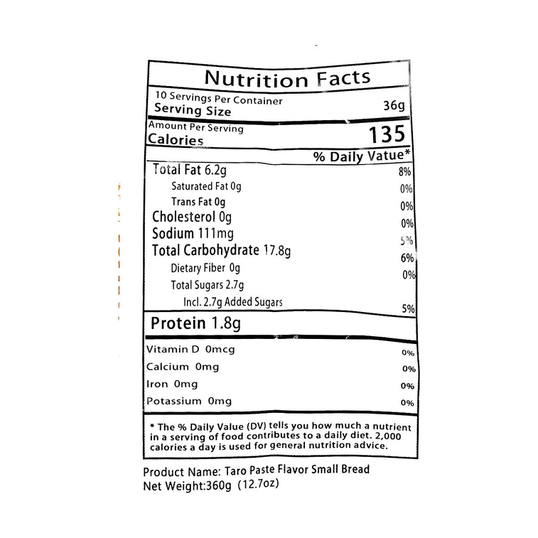  Taro Paste Flavor Small Bread 12.70 oz 3