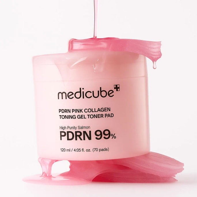 Medicube PDRN Pink Collagen Gel Toner Pad 70 Pads