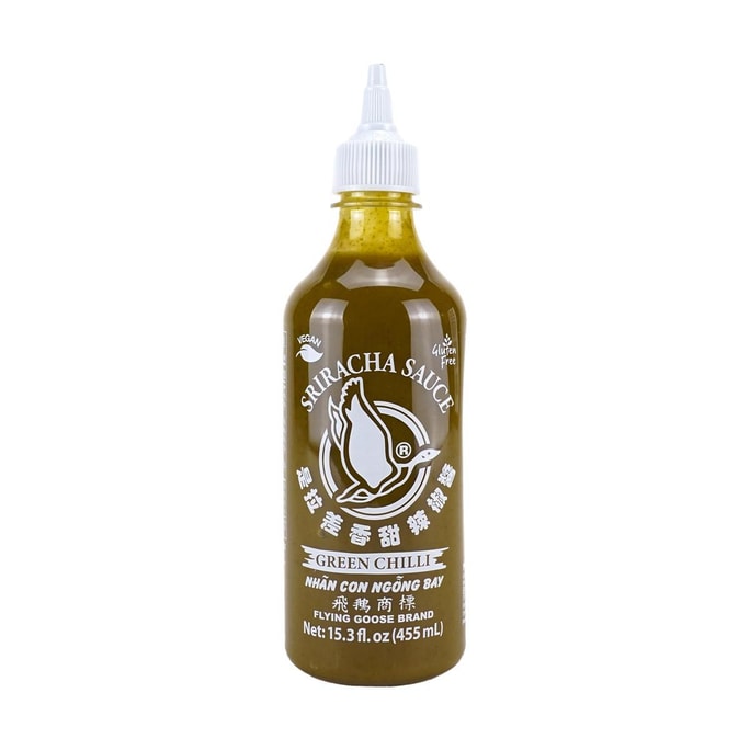 Goose Sriracha Chilli Sauce Green Chilli,15.38 fl oz