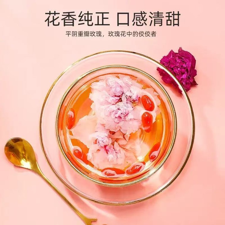 杞里香 精選A級頭採平陰玫瑰花冠禮盒30g 疏肝解鬱 膚白如花的秘密 花青素比藍莓高 4